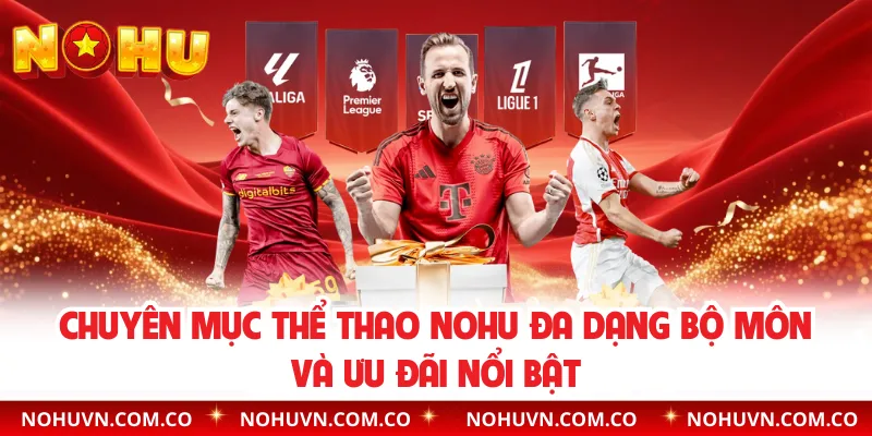 Chuyên mục thể thao nohu đa dạng bộ môn và ưu đãi nổi bật